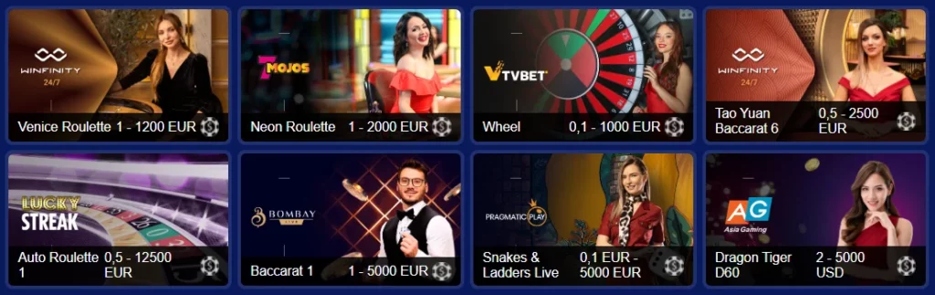 Live Casino at Sapphirebet