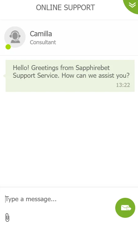 Sapphirebet Support
