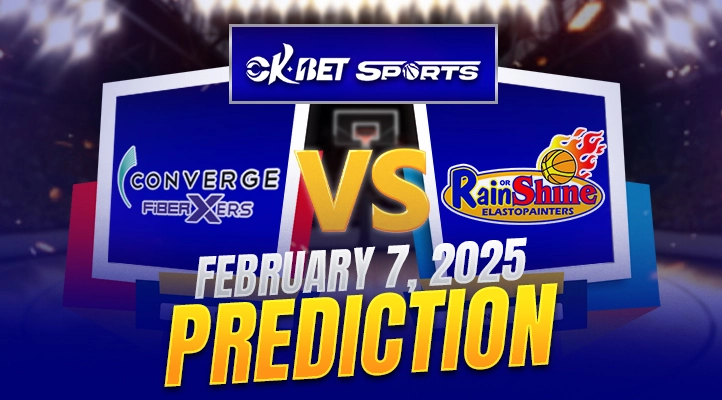 rain or shine vs converge a logo of 2 pba team